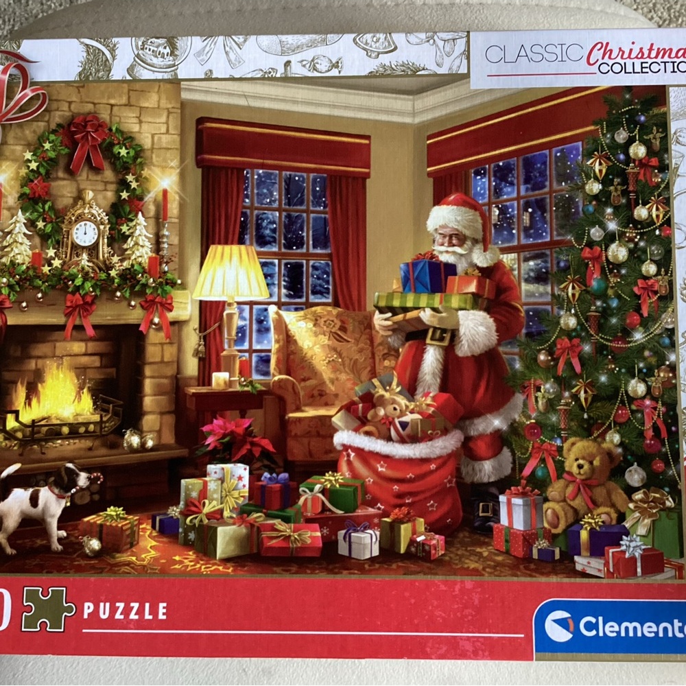 Clementoni “Santa’s Visit” Christmas Puzzle 1000 Pieces